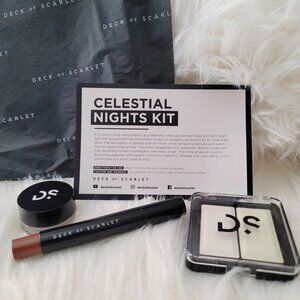 Deck of Scarlet ✦ Celestial Nights Makeup Kit ✦ Eyes Lips Cheeks Molten Glam NWT